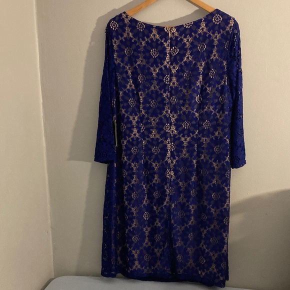 Jessica Howard Royal Blue Lace Dress - Picture 3 of 4